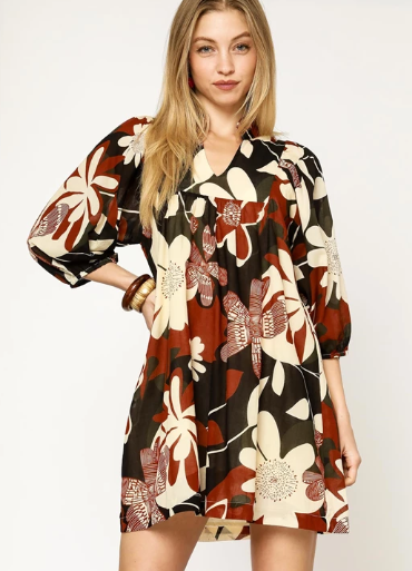 Dress Floral Print